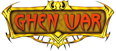 Ghen War logo for Sega Saturn